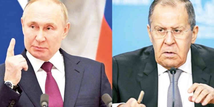 Putin ve Lavrov yaptırım listesinde